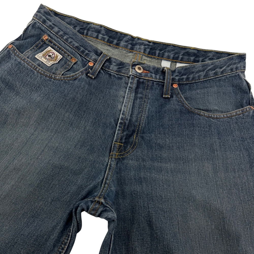 Cinch Jeans Mens 35x32 Blue Medium Wash Straight Leg Denim Silver Label Cowboy